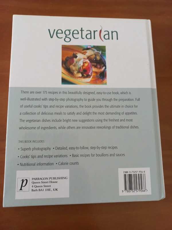 Livro de receitas vegetarianas