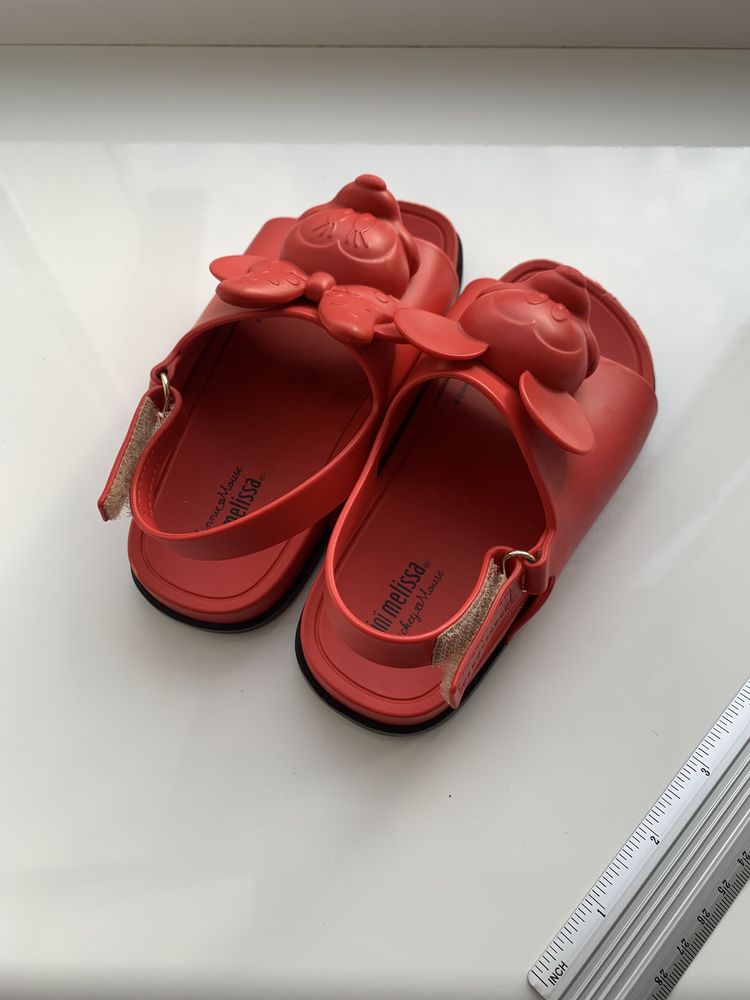 Сандали босоножки 16 см 25 27 mini melissa микки маус