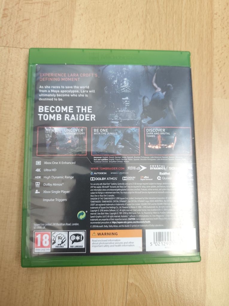 Gra Shadow of the Tomb Raider xbox one