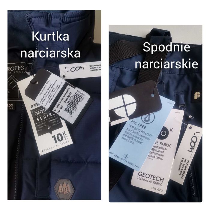 nowy Protest Kombinezon kurtka narciarska Protest spodnie narciarskie