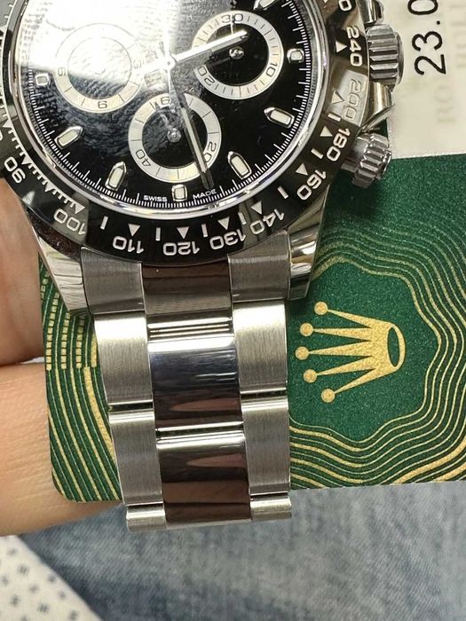Relógio Rolex Cosmograph Daytona Homem Preto