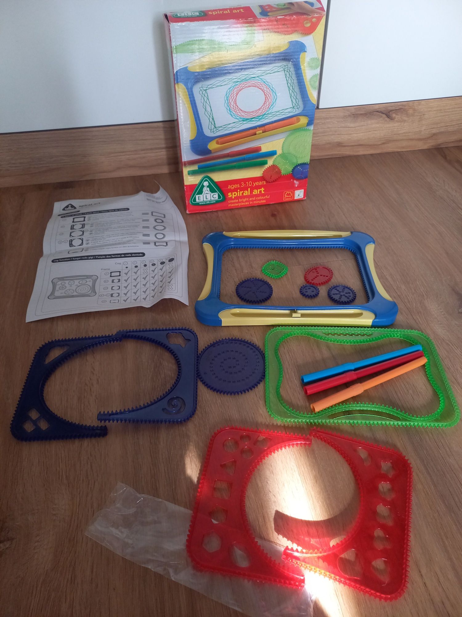 Zestaw kreatywny Spirograf Spiral Art ELC drawing &painting Mothercare