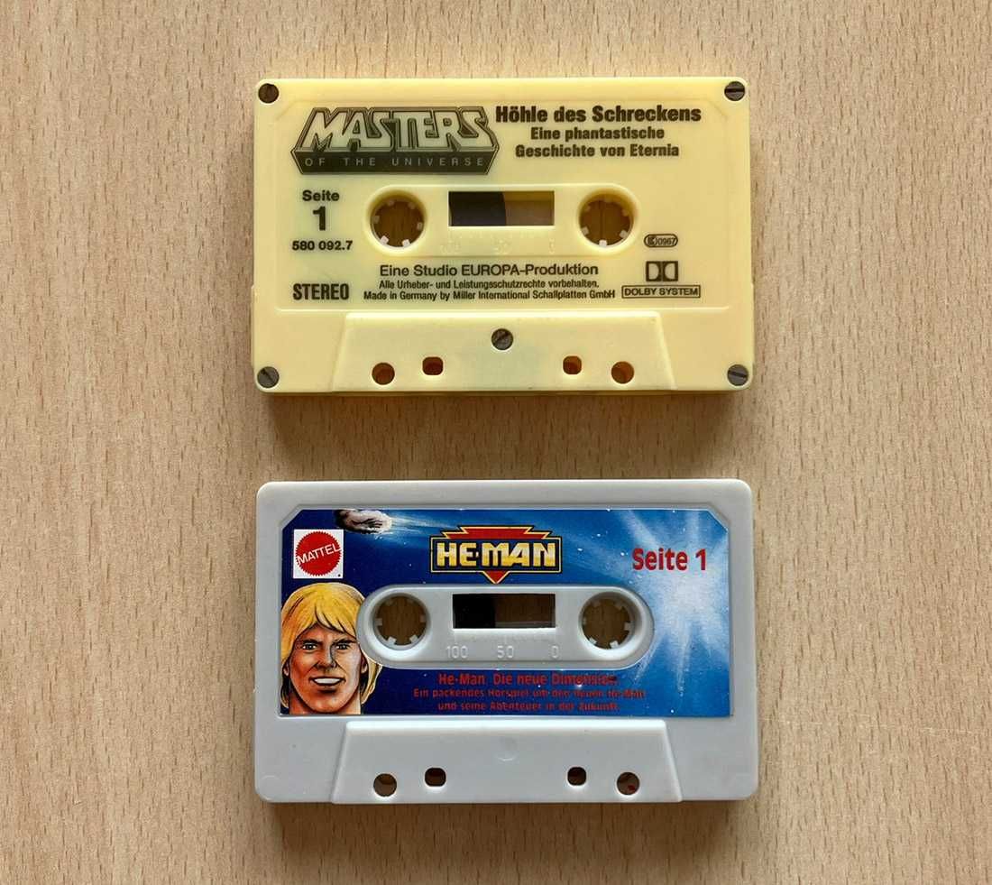 Zestaw 2 kaset magnetofonowych - 'Masters Of The Universe' i 'He Man'