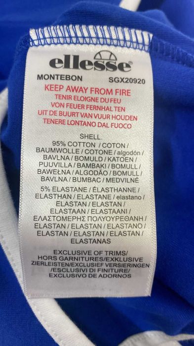 Body feminino Ellesse Montebon Bleu M