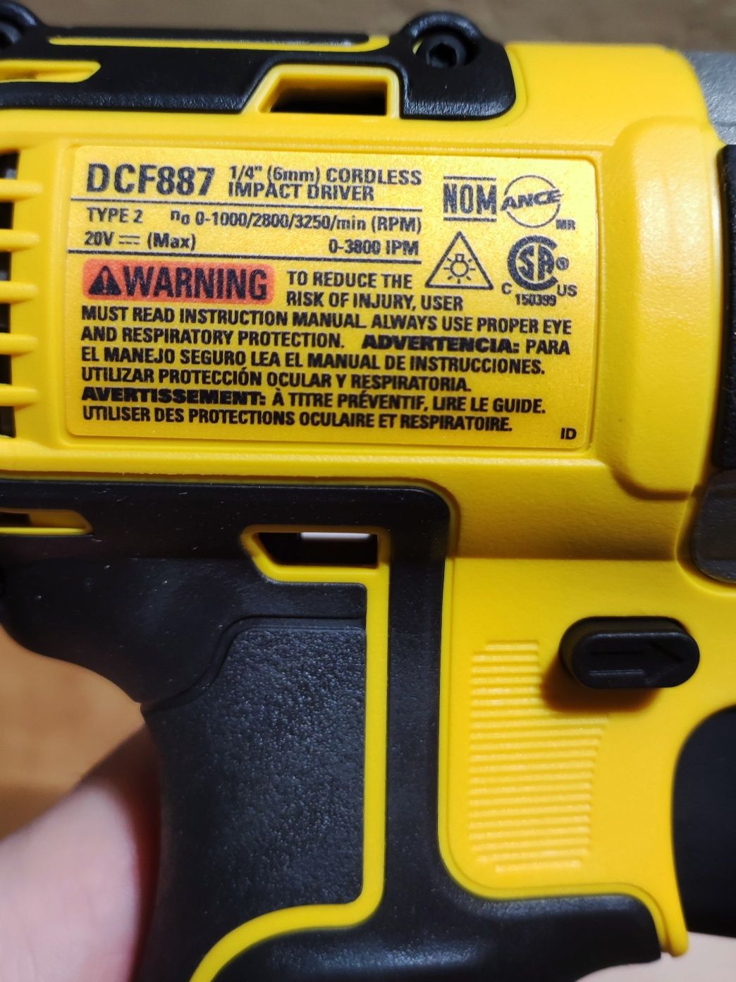 Dewalt dcf887 Made in Mexico оригінал із штатів