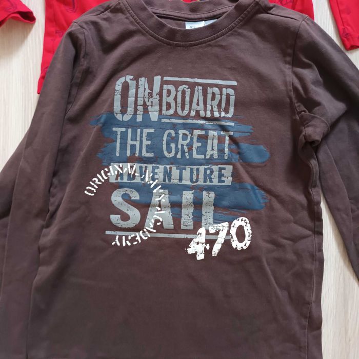 Bluzki chłopięce 122 128 zestaw