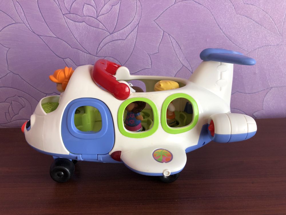 Fisher price самолёт / літак со звуковыми эфектами серии Little people