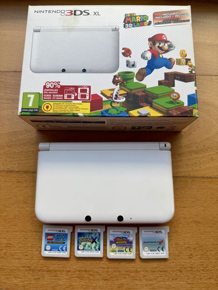 Nintendo 3DS XL sem carregador/caneta+ cx proteção rigida