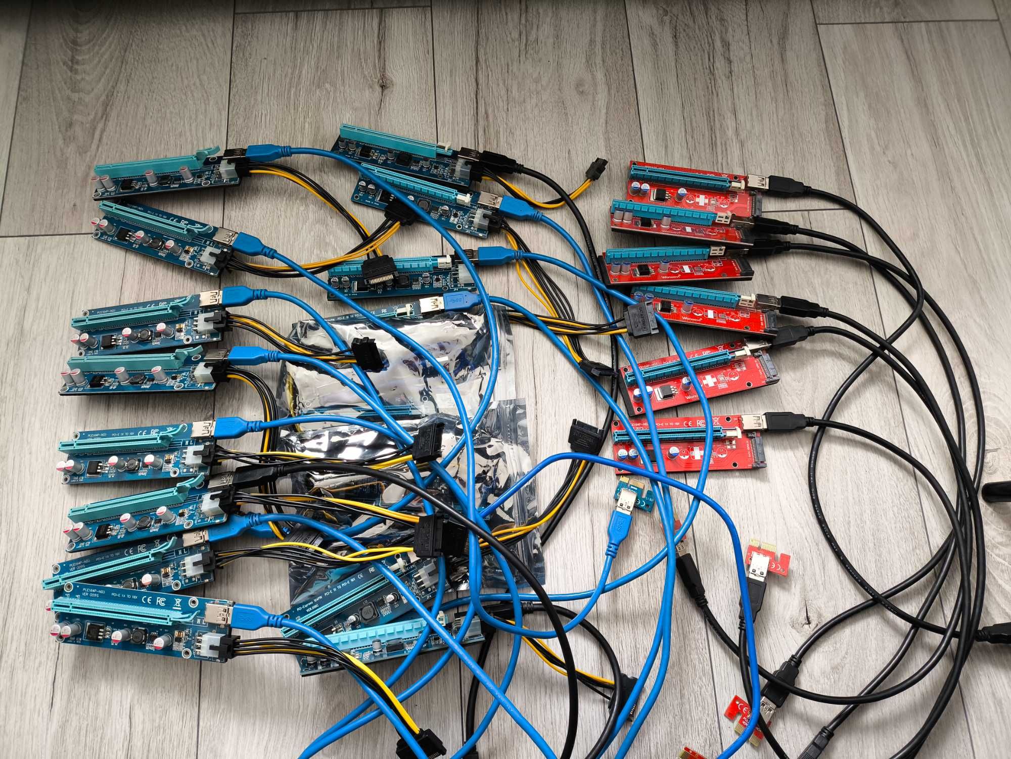 Riser 007S Red, 006C Blue, 009S Blue | kabel USB 3.0