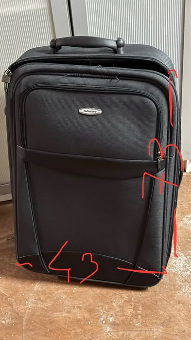Conjunto de 3 malas viagem