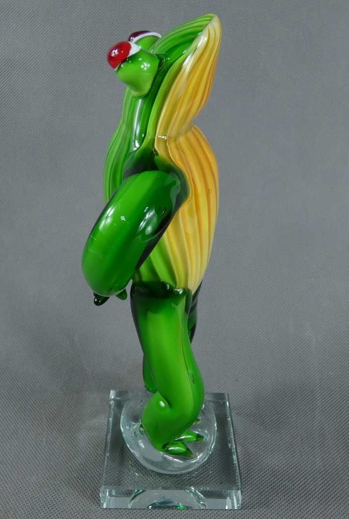 Figura ŻABA modelka szkło MURANO figurka żabka FROG