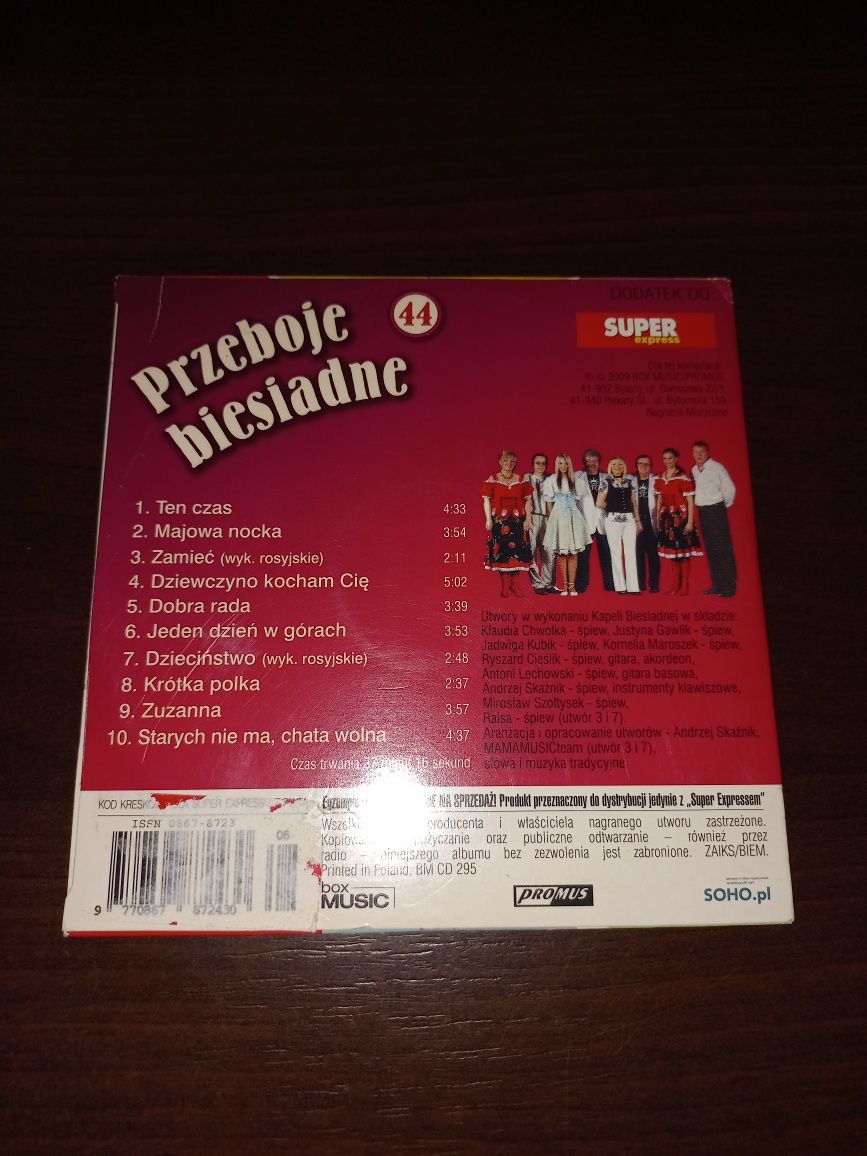 Przeboje biesiadne Płyta CD