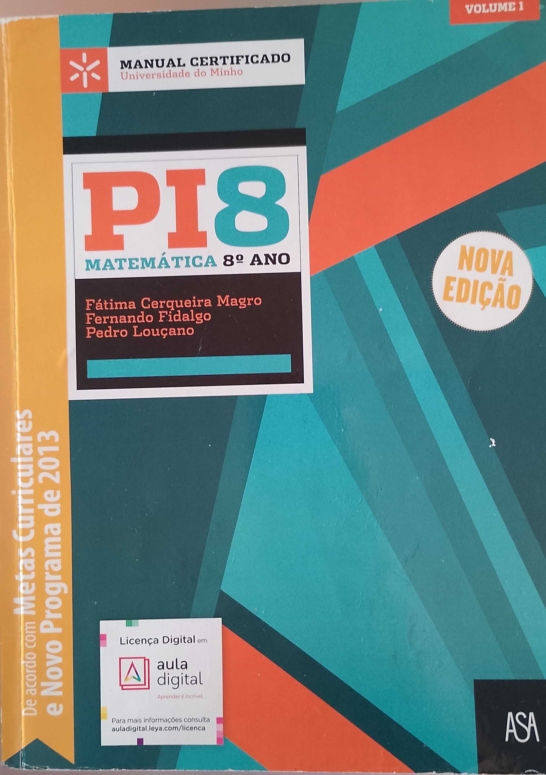 Manuais matemática 8° ano