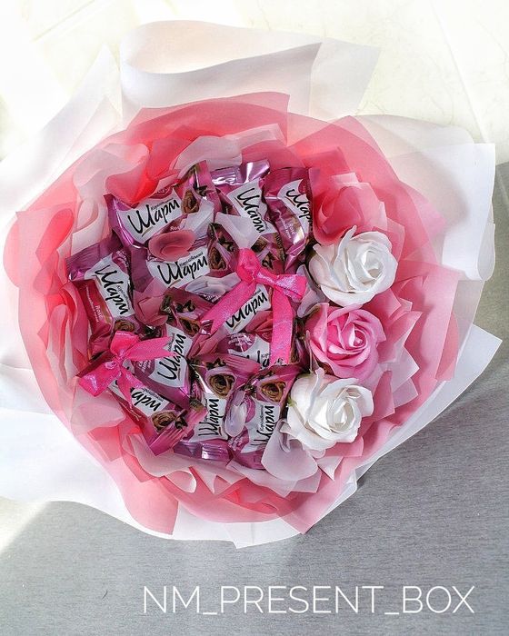 Подарунок ,  букет з цукерок