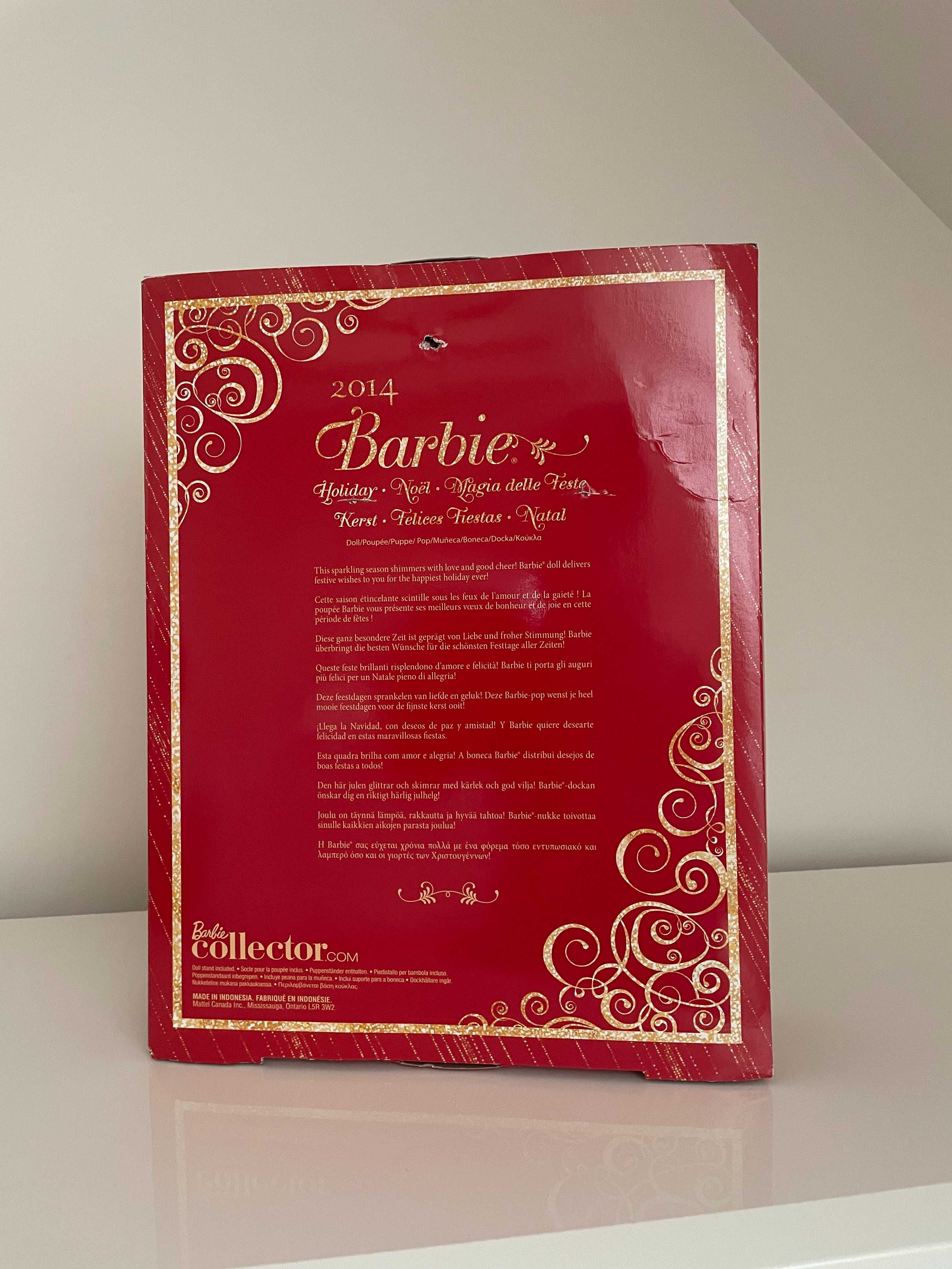 Kolekcjonerska lalka Barbie 2014 Holiday Barbie