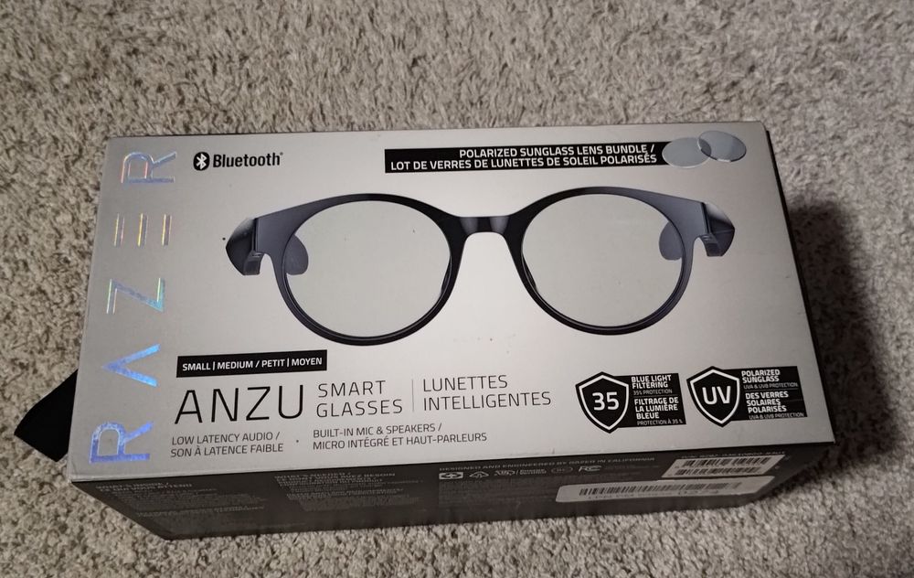 Смарт очки RAZER Anzu Round Blue Light + Sunglass L