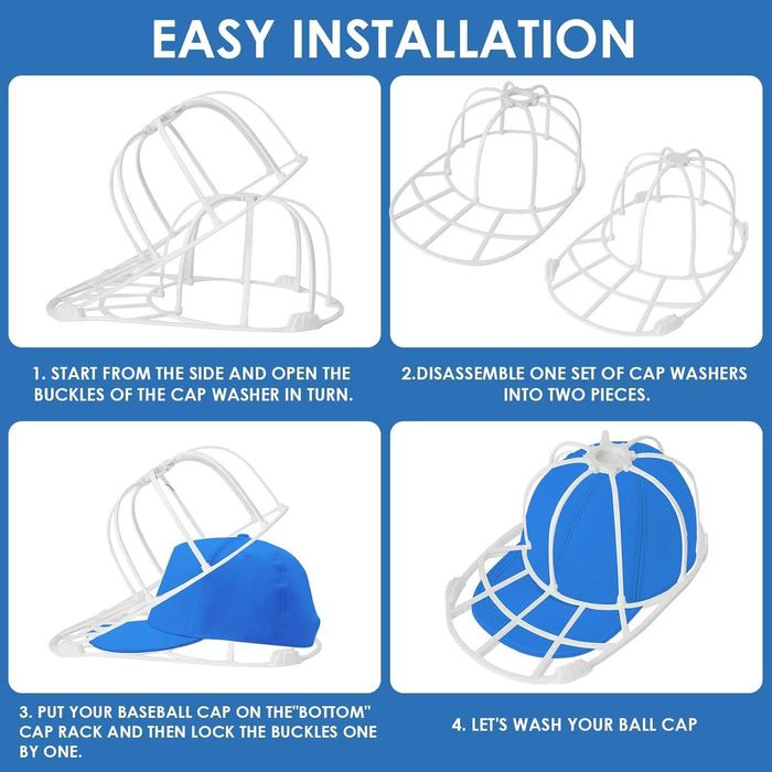 Forma, stelaż do prania czapek, czapki z daszkiem, bejsbolówki