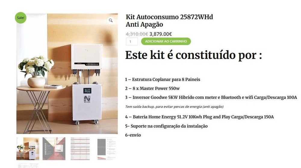 Kits solares anti-apagão black week friday aproveita