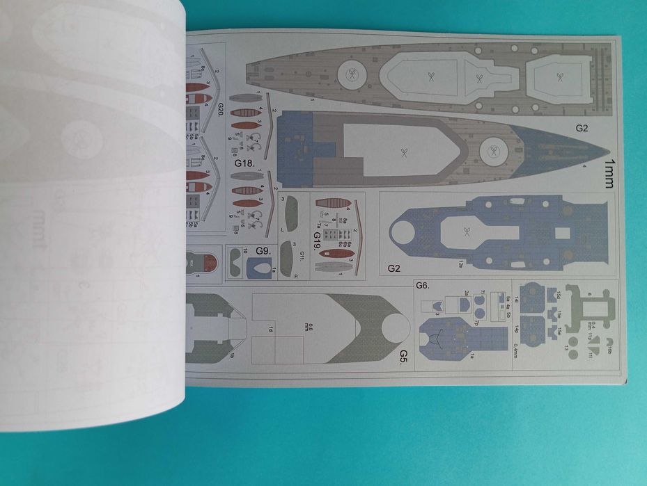 HMS Fiji (Szkutnik 9/2023 - 015) - skala 1:400