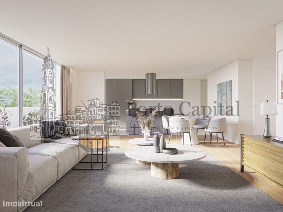 Apartamento de luxo com excelentes áreas no Porto