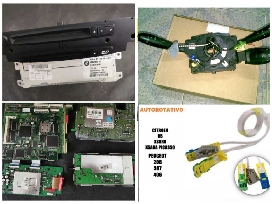 Radio CCC BMW - Reparações Módulos - Fitas de Airbag Peugeot/Citroen
