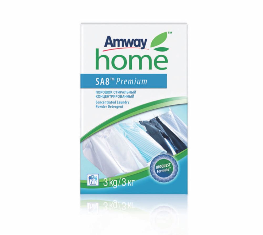 Amway Home™ SA8™ Premium Концентрований пральний порошок (3 кг)