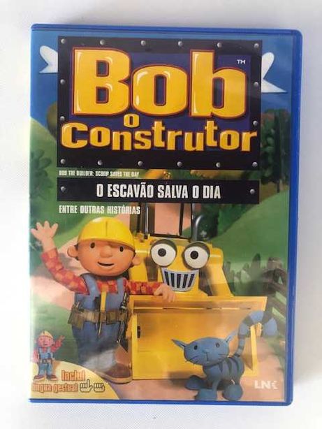 2 DVDs “Bob o Construtor” originais (inclui envio)