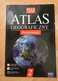 Atlas geograficzny ilustrowany, Puls Ziemi, kolorowe zdjęcia i wykresy