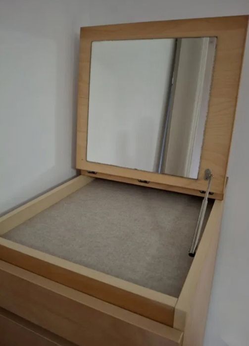 Camiseiro/cómoda com espelho - malm - IKEA