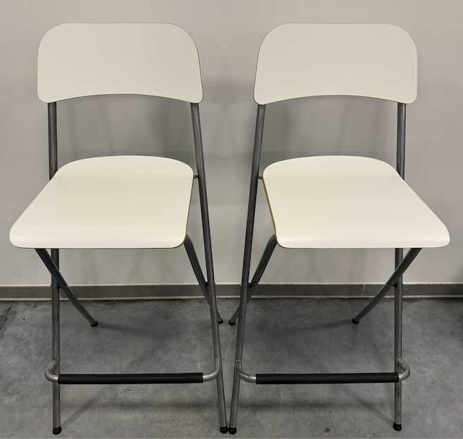 Hokery taborety 2x Ikea 101.992.17 Franklin+ stolik Ikea BILLSTA 18260