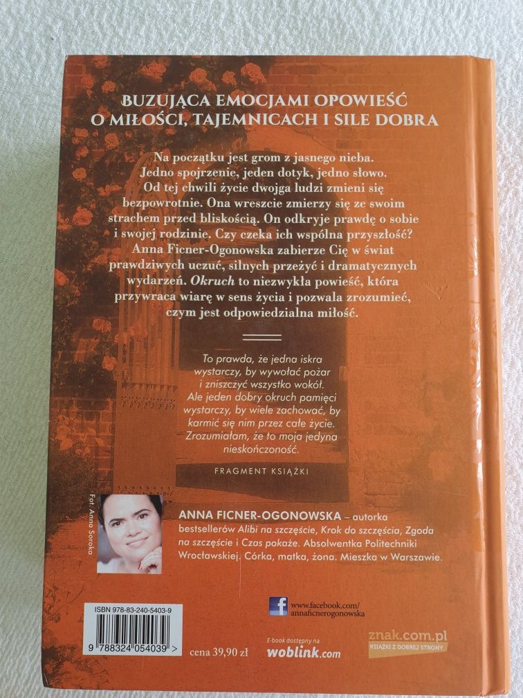 Książką OKRUCH , Anna ficner ogonowska