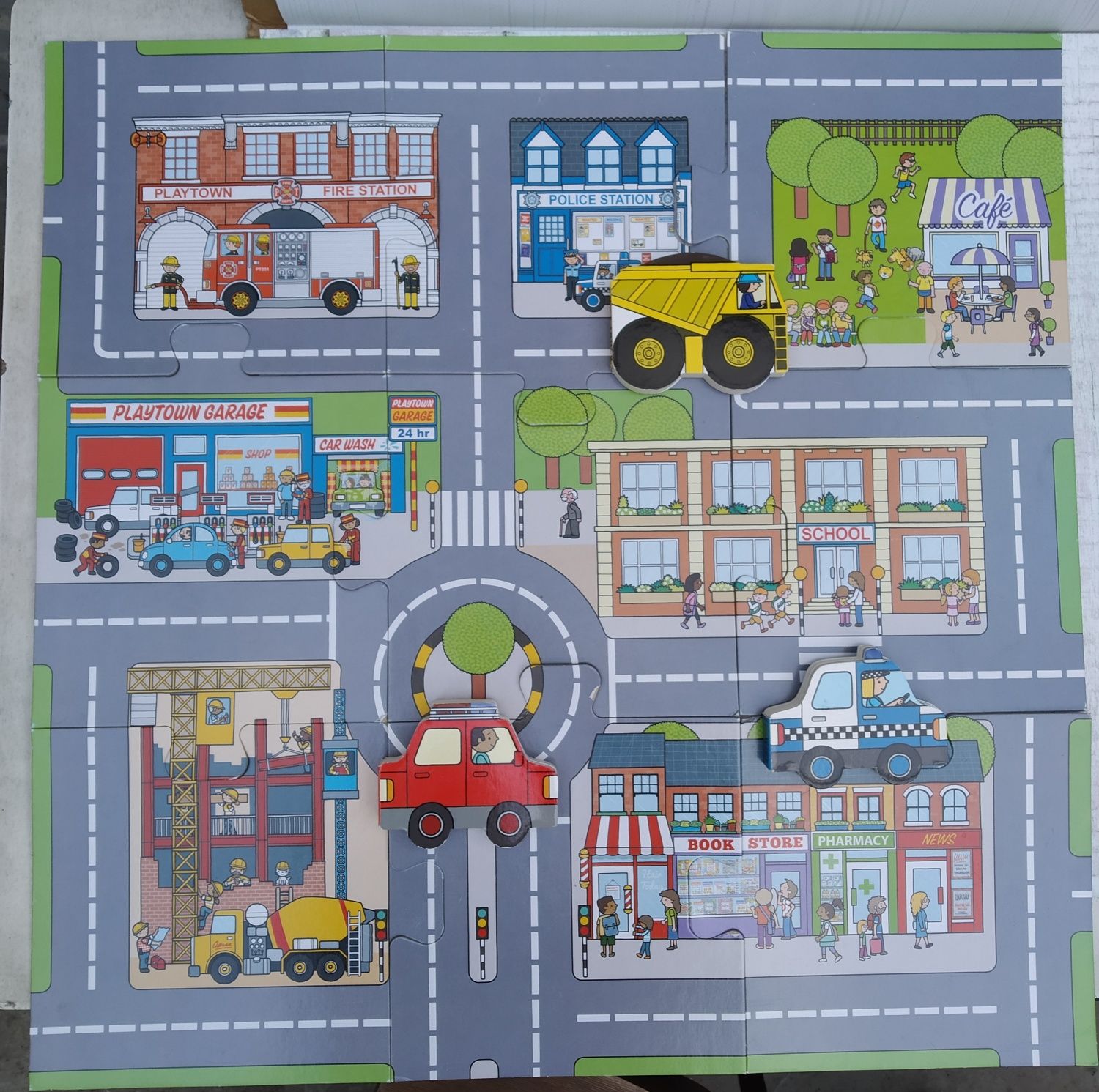 Игровой набор Playtown пазл книги