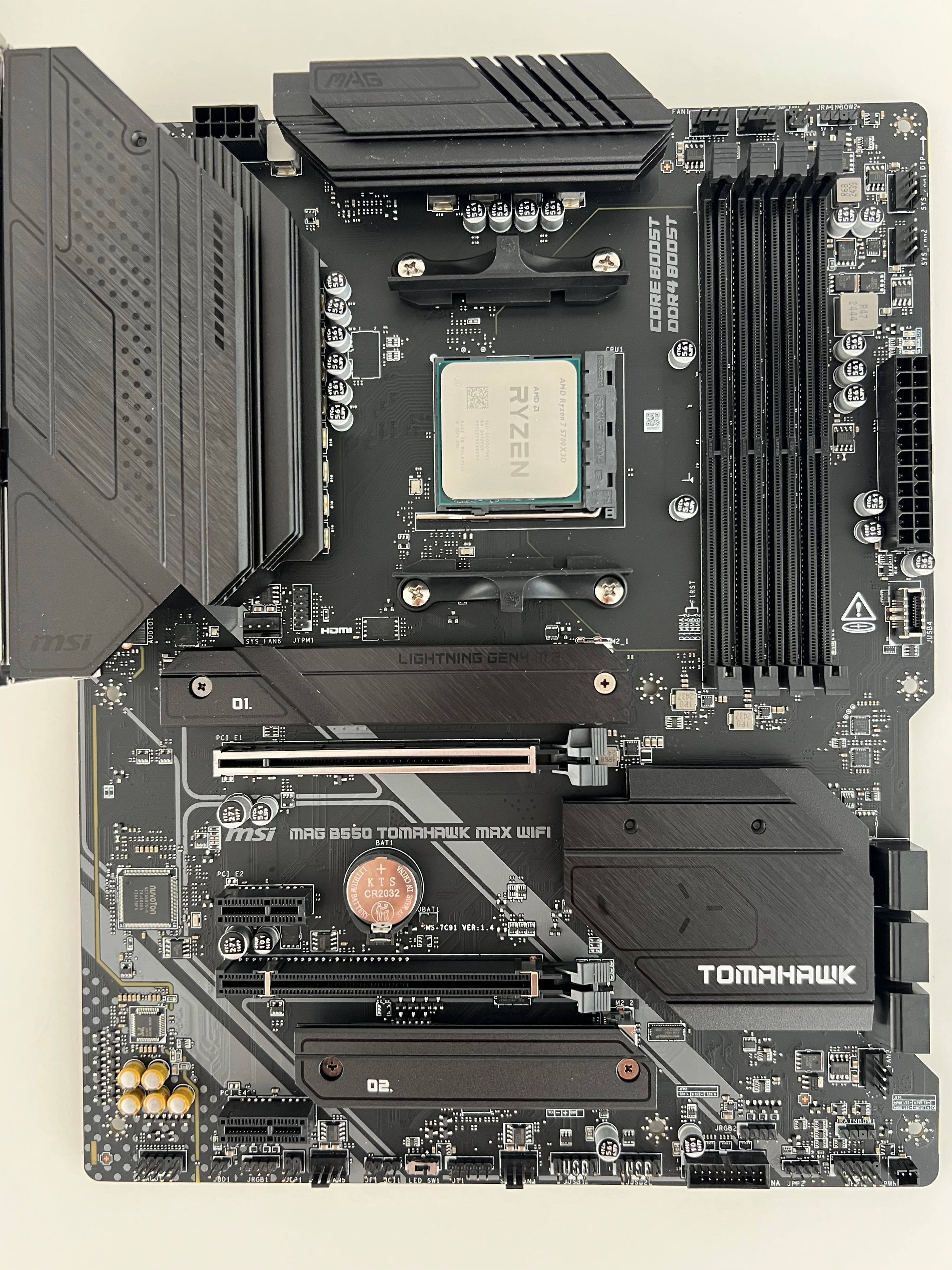 Bundle AMD Ryzen 7 5700X3D + MSI MAG B550 Tomahawk Max Wi-Fi