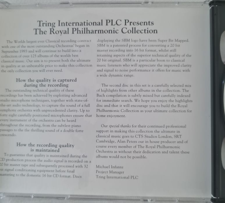 CD Mozart -Royal Phillarmonica Orchestra para colecção