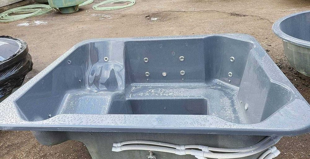 Beczka Kwadratowa Wellness XXL 6osób + leżanka Balia Ogrodowa Bania