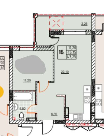 ТЕРМІНОВО 1-к квартира - недорого в Ірпені