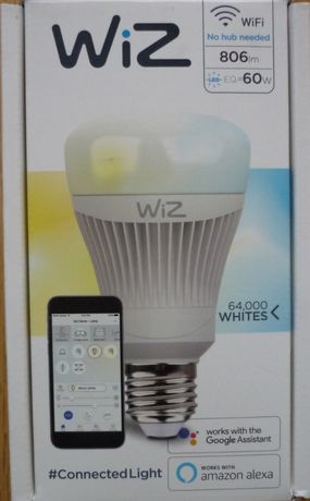 Продам Лампа світлодіодна WiZ Connected WiZ60 WiFi ССТ E27 11W