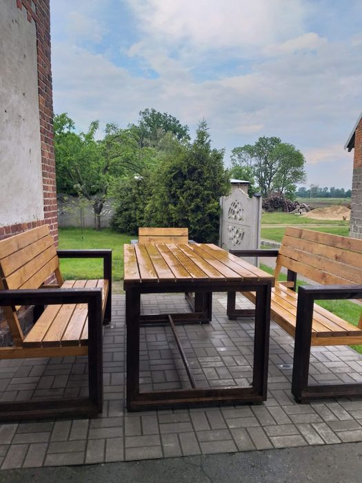 Meble ogrodowe, zestaw mebli, meble loft