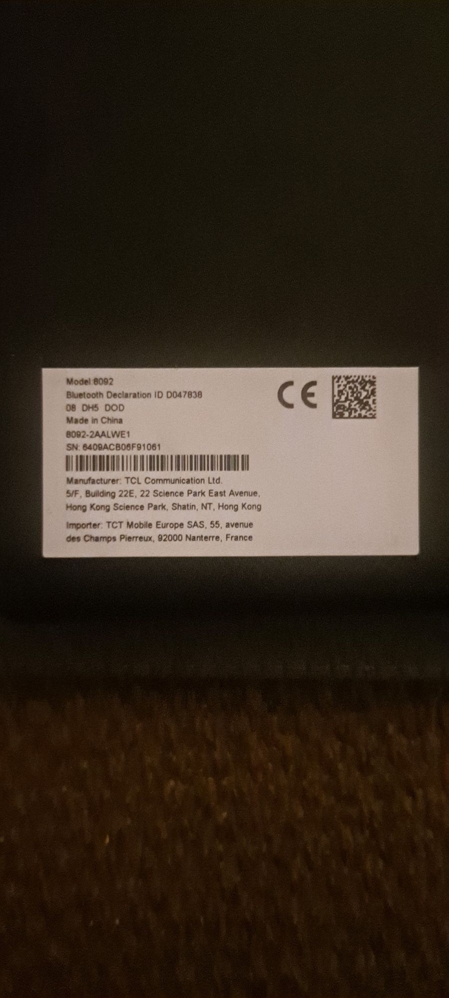 Tablet Alcatel Android