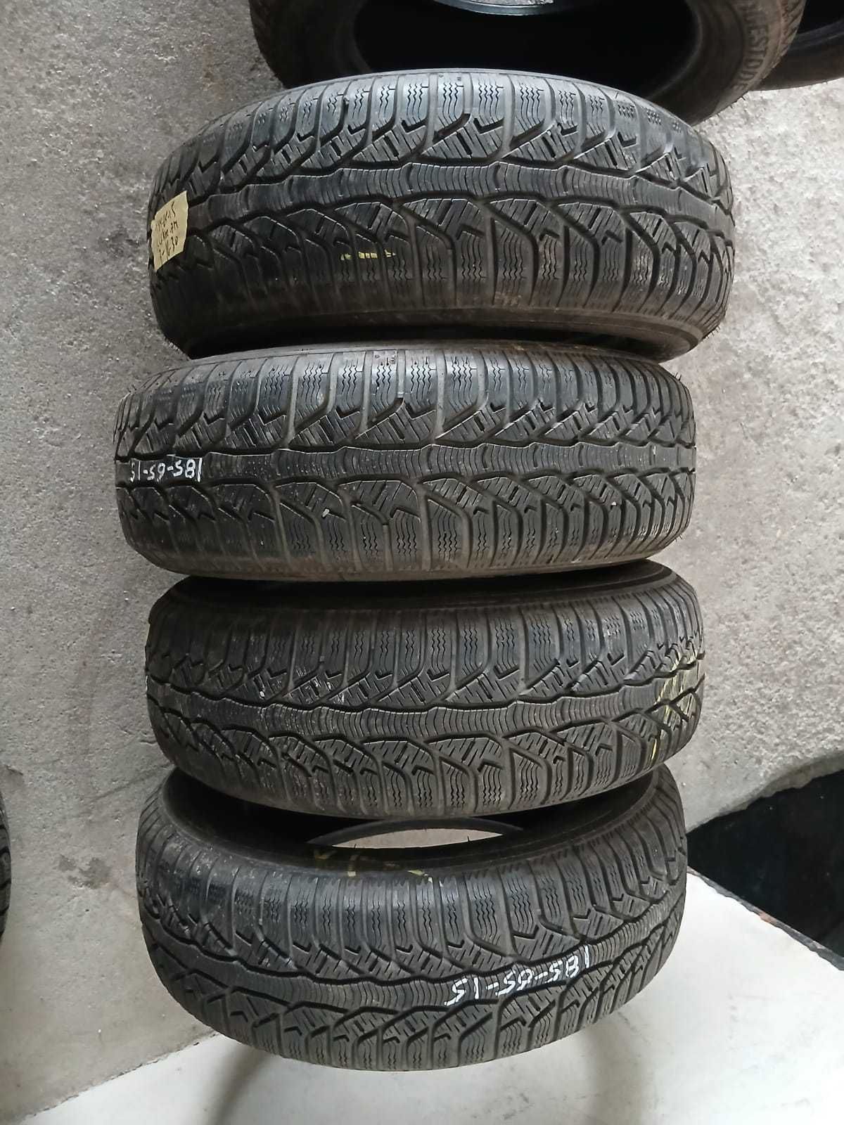 4 Pneus 185/65R15 Kleber como Novos