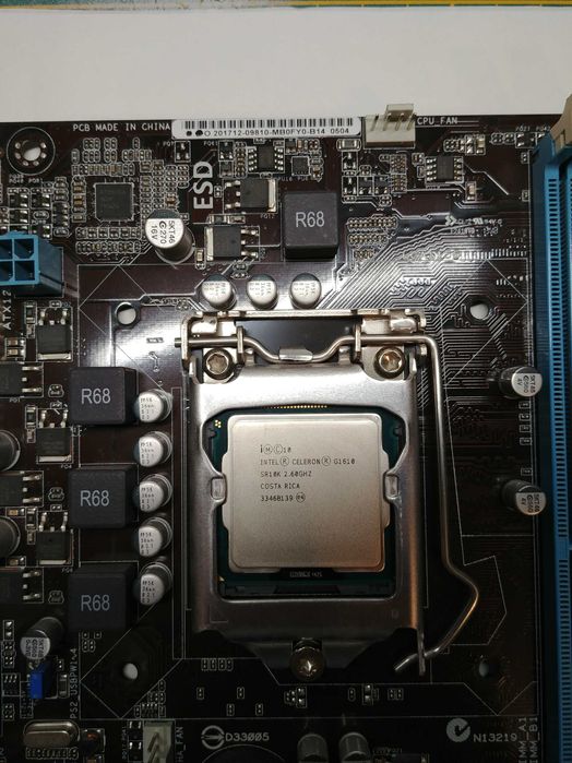 ASUS H61M-C rev. 1,01 + Celeron G1610 2,6 GHz z chłodzeniem