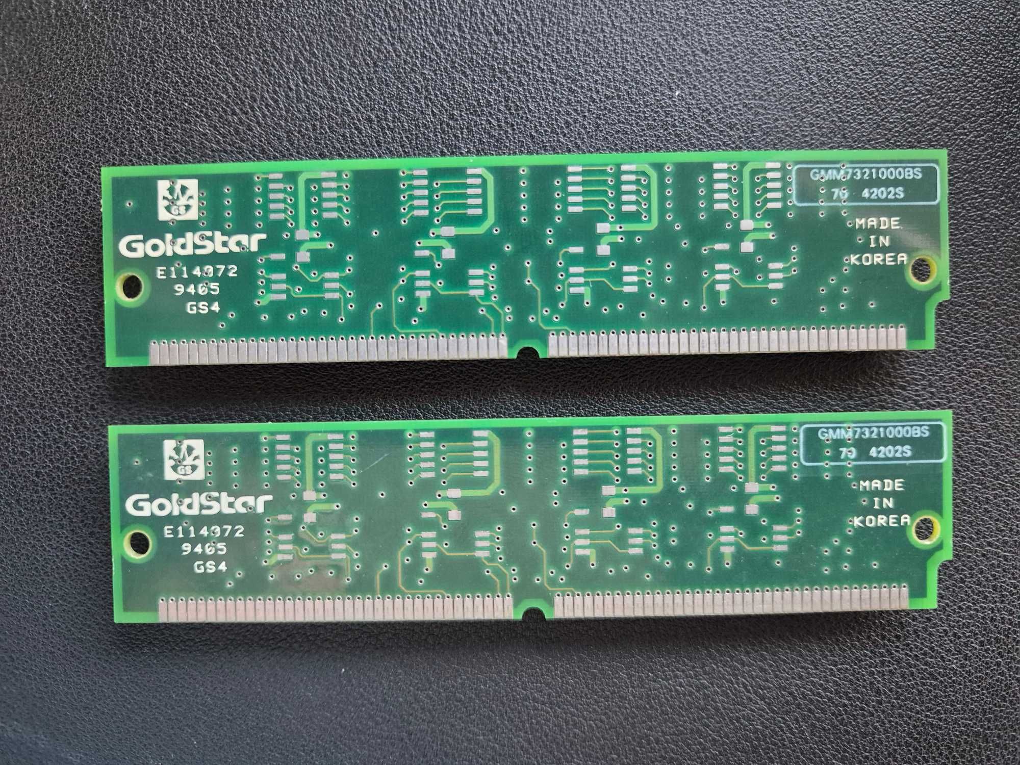 Goldstar E114072' 4MB Memory 72pin simm 70ns (lote de 2)