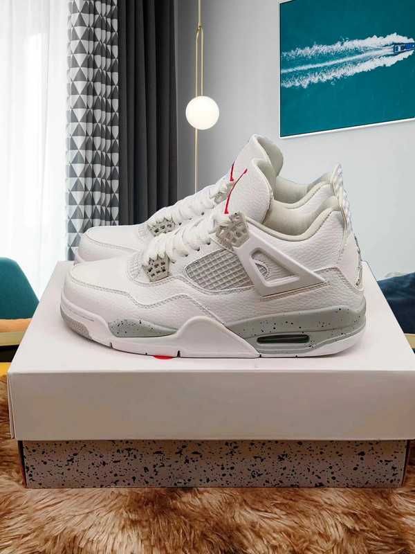 Jordan 4 Retro White Oreo R.42