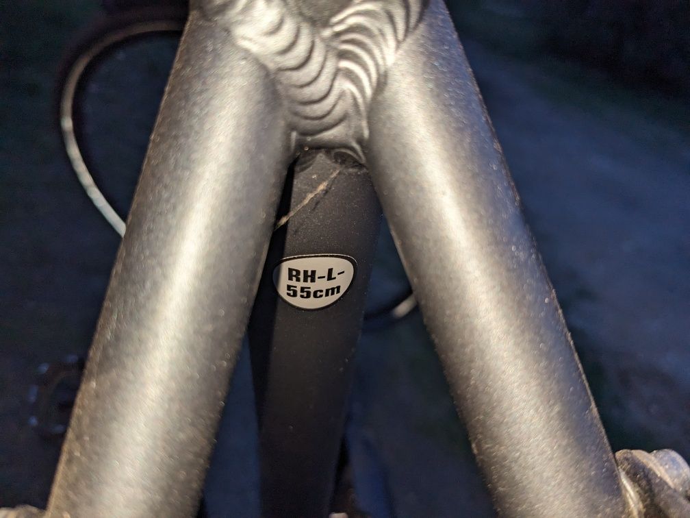 Rower niemiecki Cone, rama L-55cm+Gratis bagażnik Thule