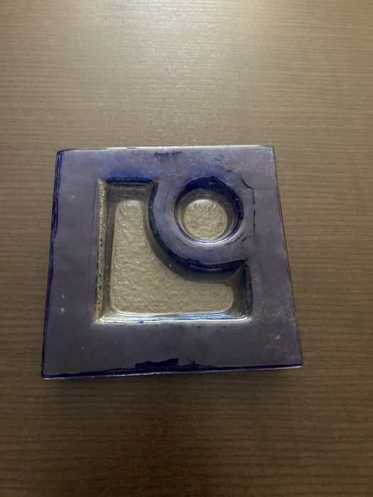 Centeo de mesa de vidro