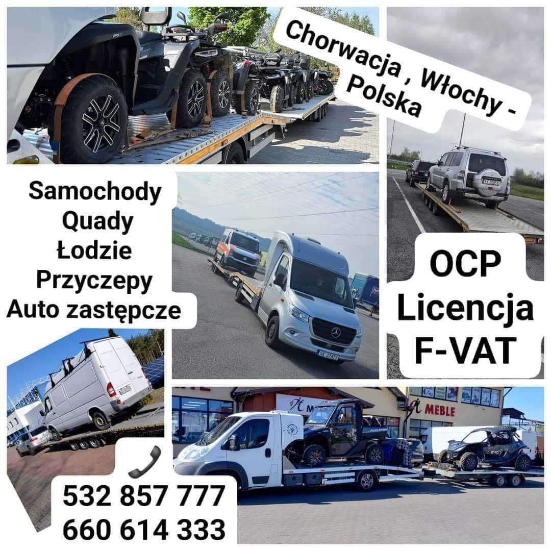Pomoc drogowa 24/7 Chorwacja, Słowenia, Austria, Włochy