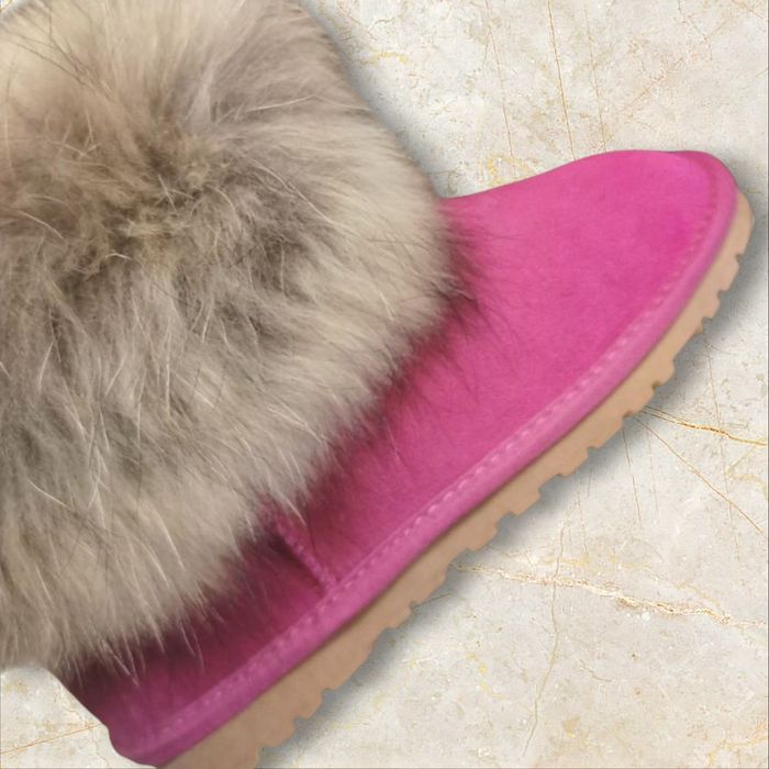 Śniegowce ocieplane skóra naturalna zamszowa