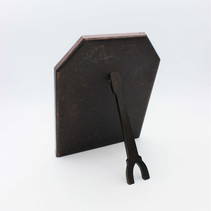 Espelho de Mesa em Pau-Santo e Prata Portuguesa