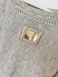 Paoatazzi fashion xs s szara tunika sweter