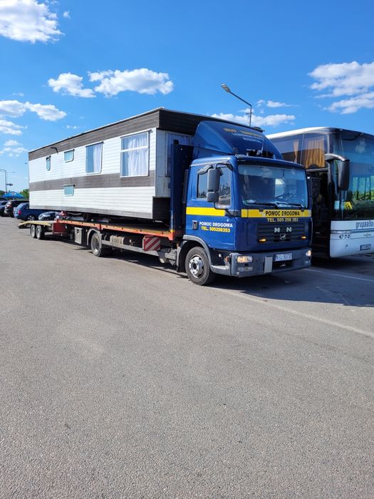 Transport maszyn  kombajny koparki nienormatywnych